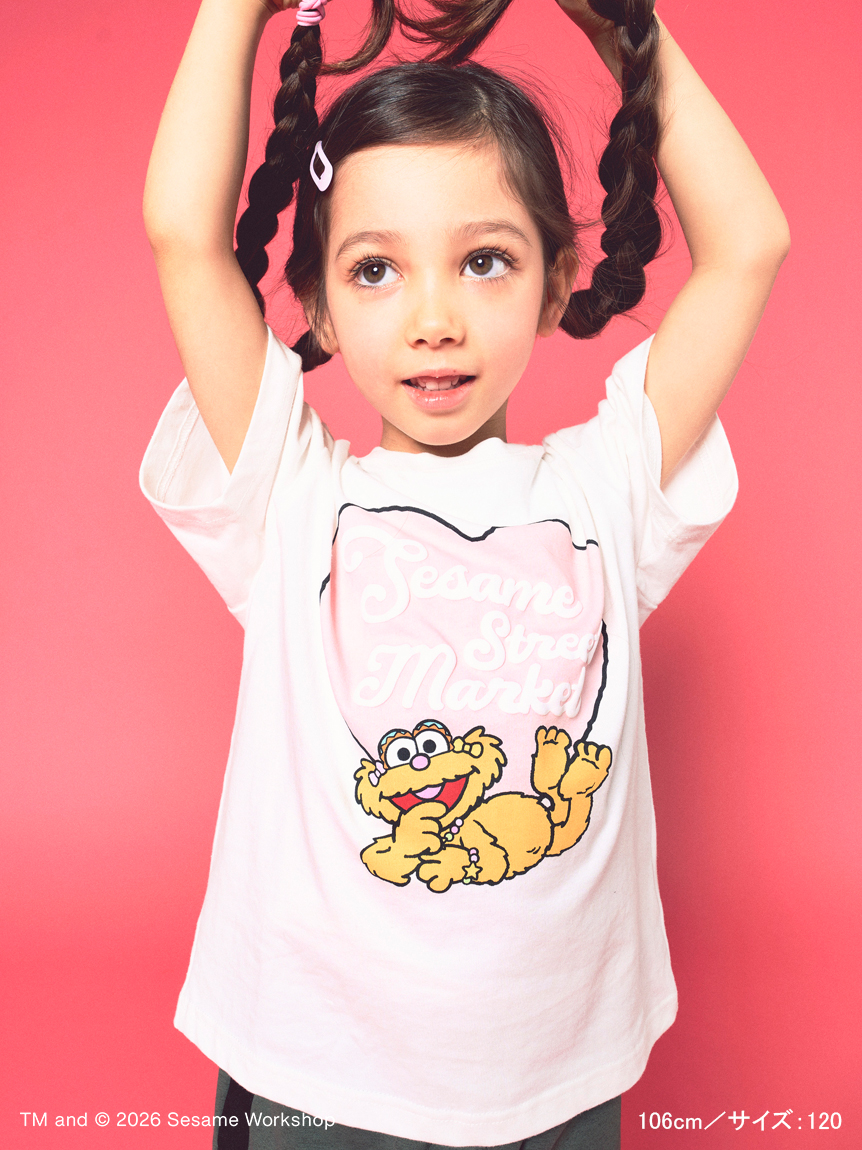 BIG HUGS,BIG HEARTS】【KIDS】発砲プリントTシャツ(アパレル)｜SESAME