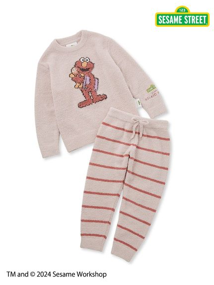 SESAME STREET】【UNISEX】ジャガードブランケット エルモ