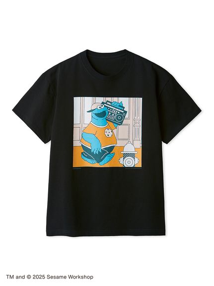 UNISEX】クッキーモンスター アートTシャツ（NOM）(トップス)｜SESAME