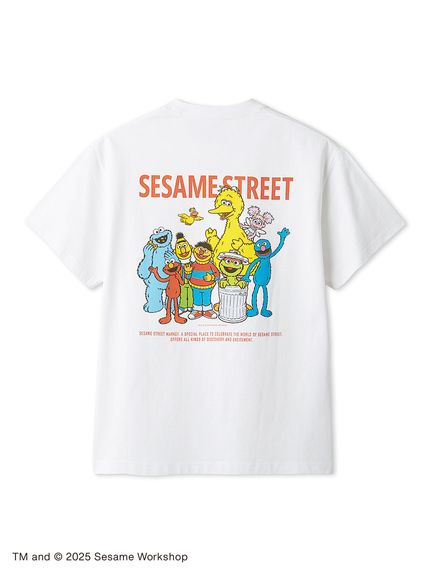 UNISEX】キャラクターアートTシャツ（ELMO＆FRIENDS）(トップス