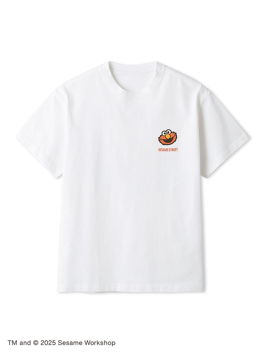 tシャツ 「UNISEX」キャラクターアートTシャツ（ELMO＆FRIENDS） レディース メンズ UNISEX】キャラクターアートTシャツ（ELMO＆FRIENDS）(トップス
