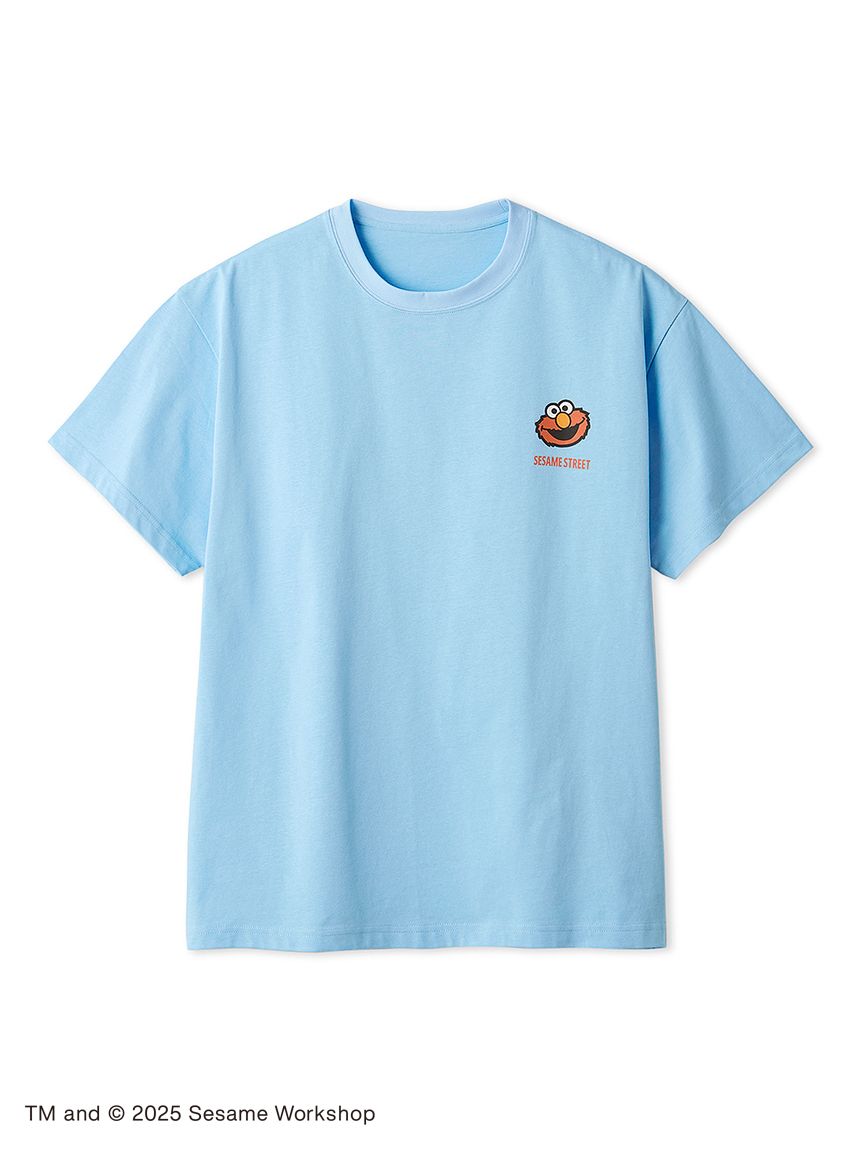 tシャツ 「UNISEX」キャラクターアートTシャツ（ELMO＆FRIENDS） レディース メンズ UNISEX】キャラクターアートTシャツ（ELMO＆FRIENDS）(トップス