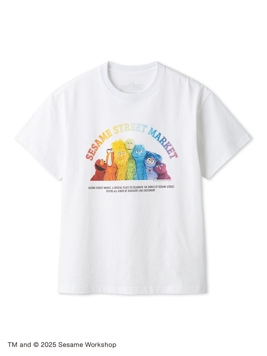 UNISEX】キャラクターアートTシャツ（RAINBOW）(トップス