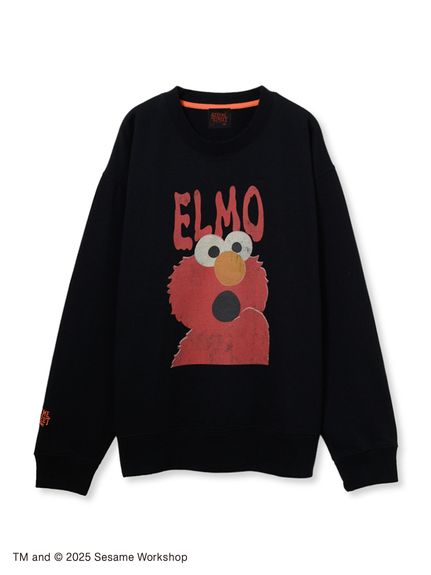 激レア！！セサミストリート　セーター Women's Sesame street sweater Long Sleeve Sweater Pullover