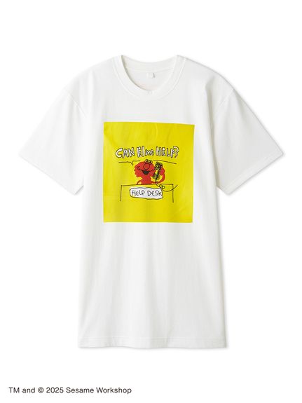 ★エルモさんのみ★ XZ288 Tシャツ エルモ elmo セサミストリート 90s 白 アニメ