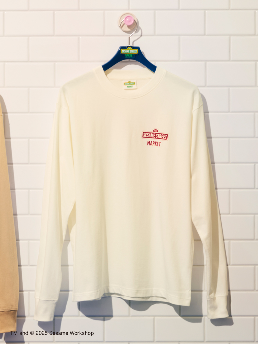CAFE SWEETS】【UNISEX】ロングTシャツ（WAFFLE）(トップス)｜SESAME