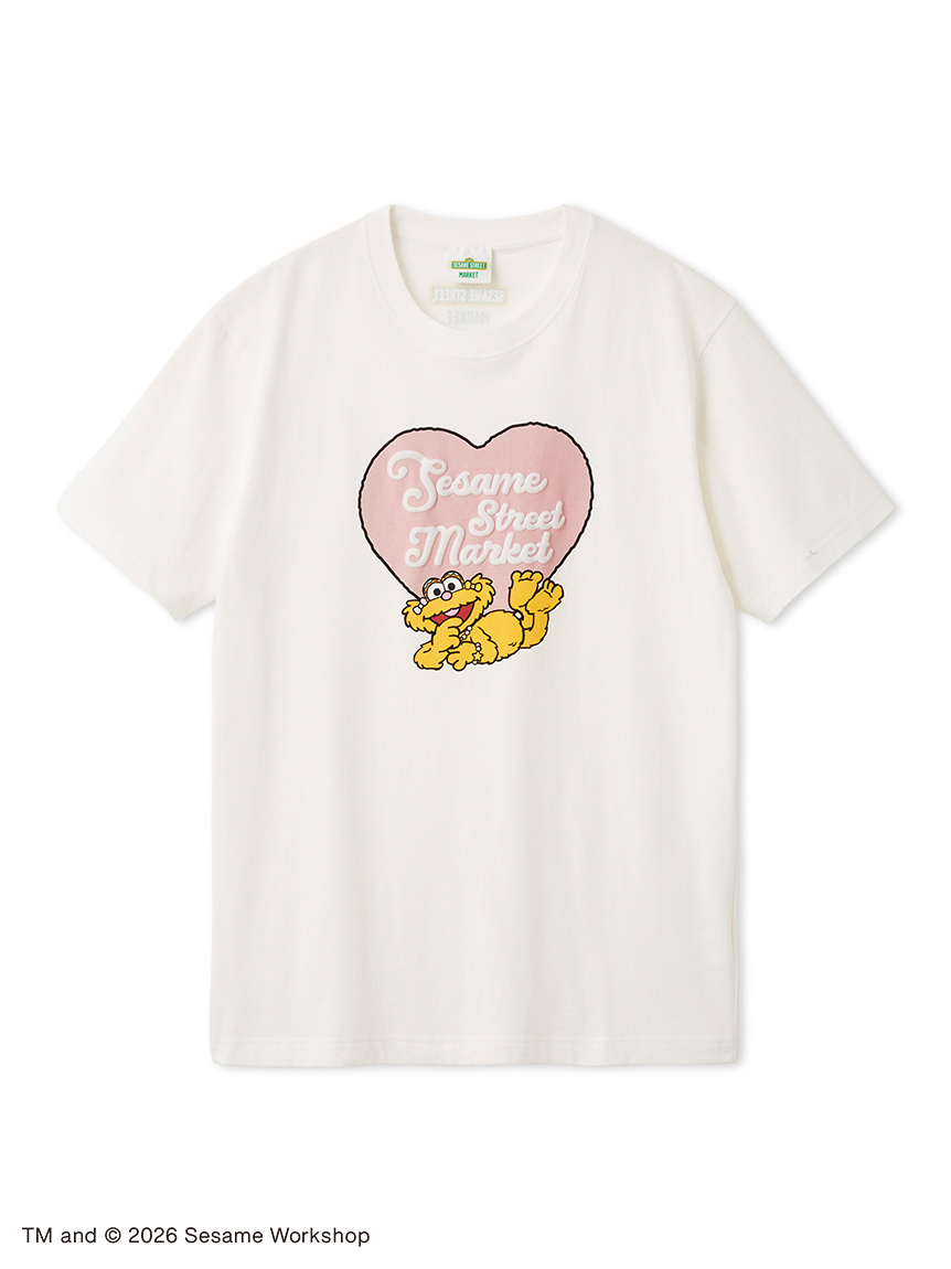 BIG HUGS,BIG HEARTS】【UNISEX】発砲プリントTシャツ(トップス