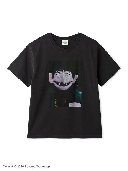 【アメリカ製】セサミストリート　ショート丈ビンテージTシャツ　シングルステッチ SESAME STREET - 【アメリカ製】セサミストリート ショート丈