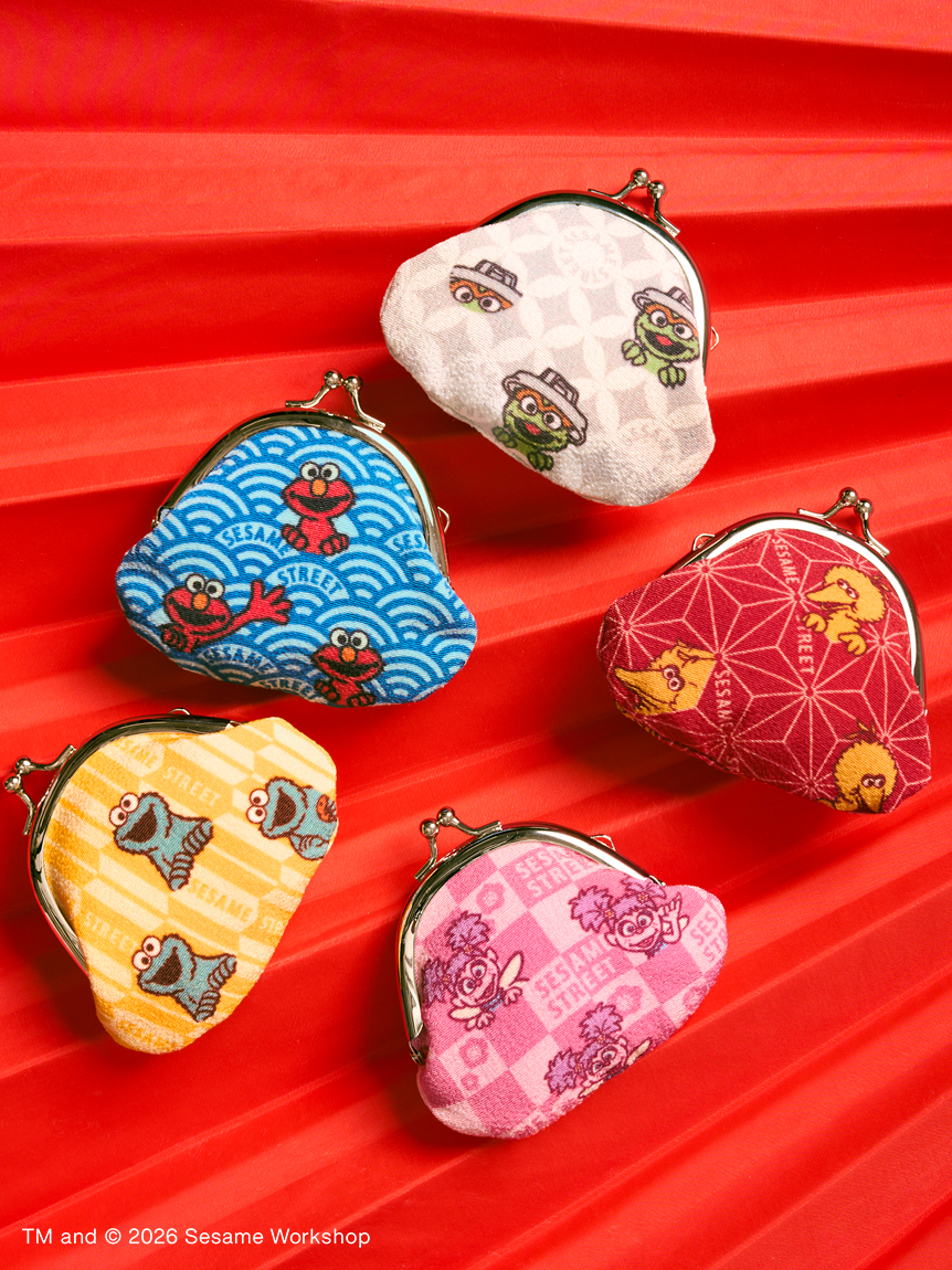 映画【国宝】がま口【非売品】新品 NIPPON】キャラクターズ 和柄がま口ポーチ(ポーチ)｜SESAME STREET