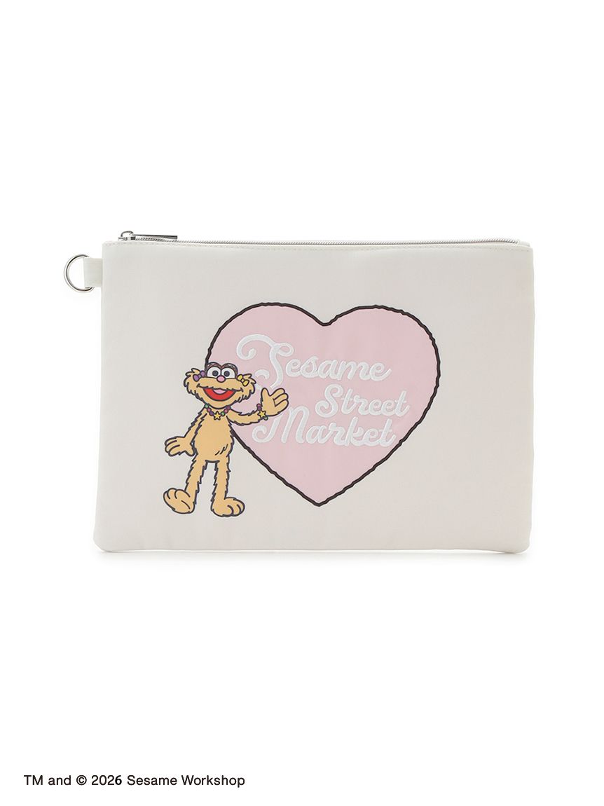 BIG HUGS,BIG HEARTS】フラットポーチ(ポーチ)｜SESAME STREET MARKET