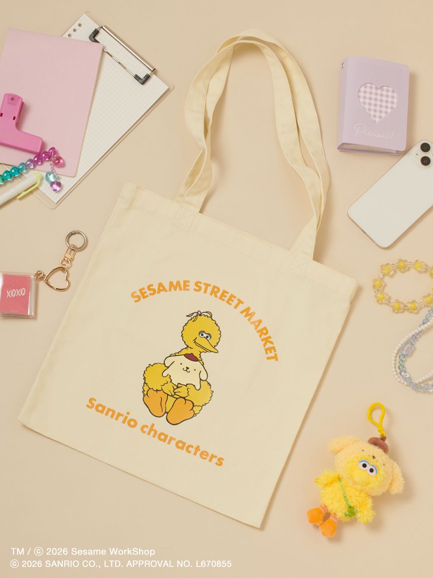 SESAME STREET MARKET×サンリオキャラクターズ】トートバッグ(バッグ