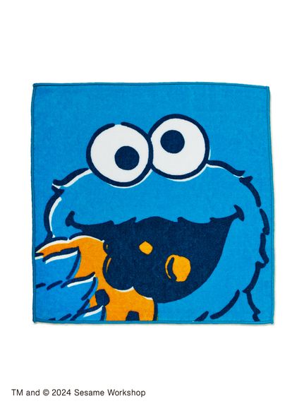 カラフルアートハンドタオル(ハンカチ・タオル)｜SESAME STREET