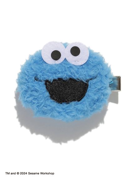 希少 ■セサミストリート キャディバック ブルー 刺繍 ワッペン　クッキー ワッペン セサミストリート クッキーモンスター/Cookie Monster