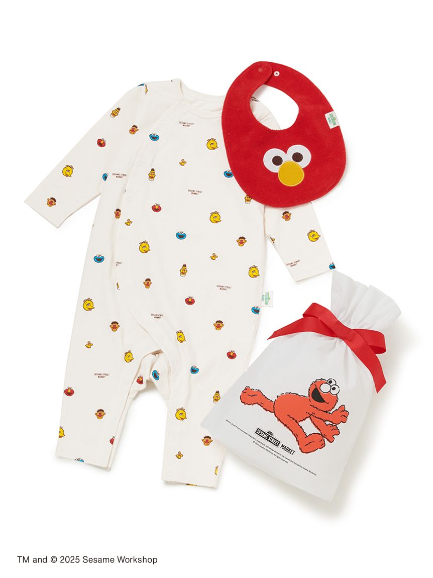 ラッピング付き】【BABY】ロンパース＆パイルスタイギフトセット