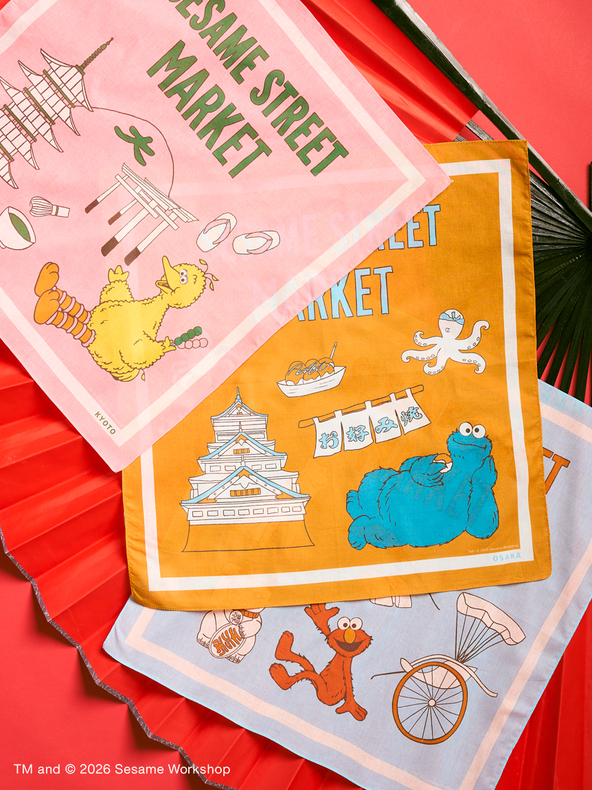 NIPPON】バンダナ(その他)｜SESAME STREET MARKET/公式通販サイト