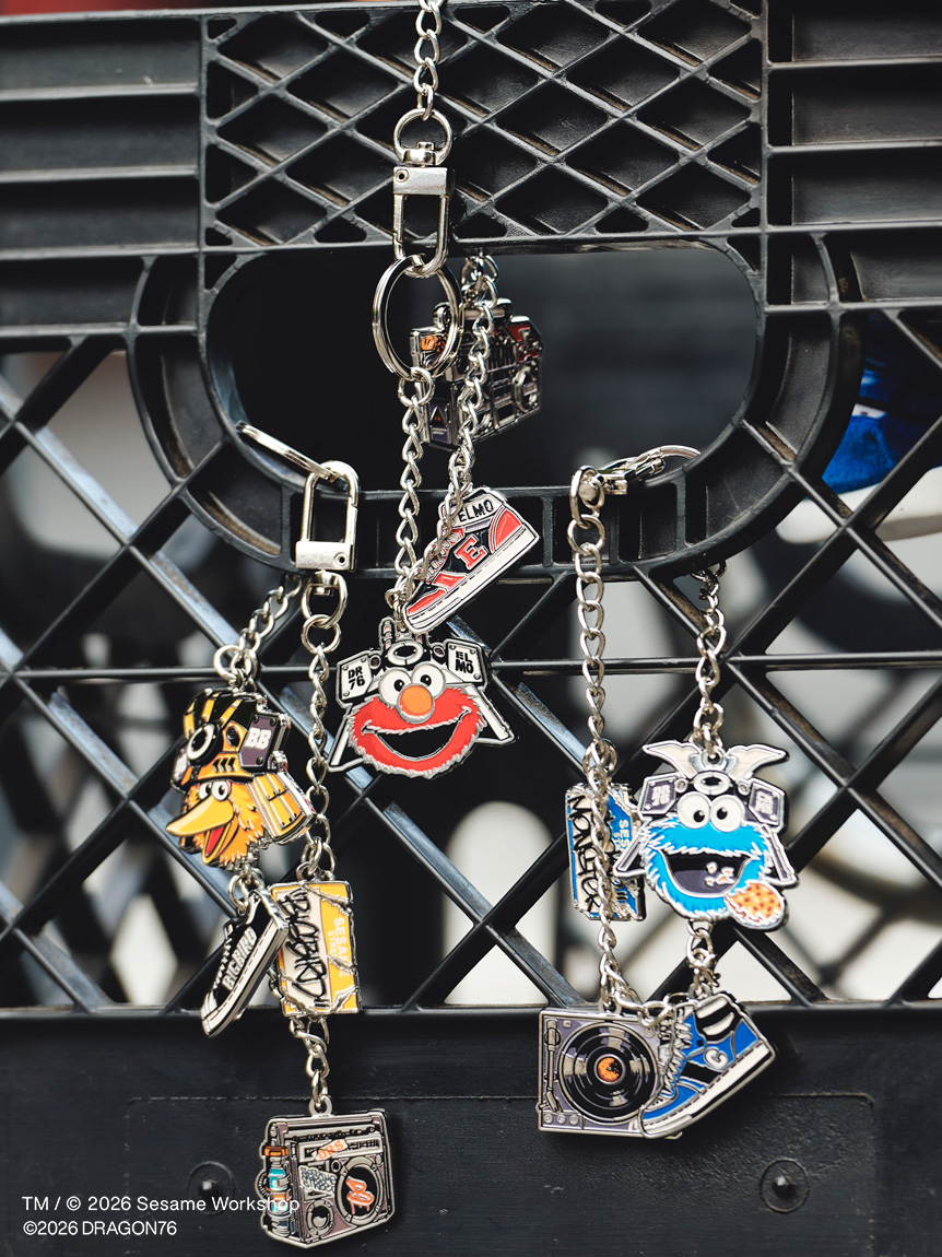 SESAME STREET MARKET×Dragon76】メタルチャーム(キーホルダー