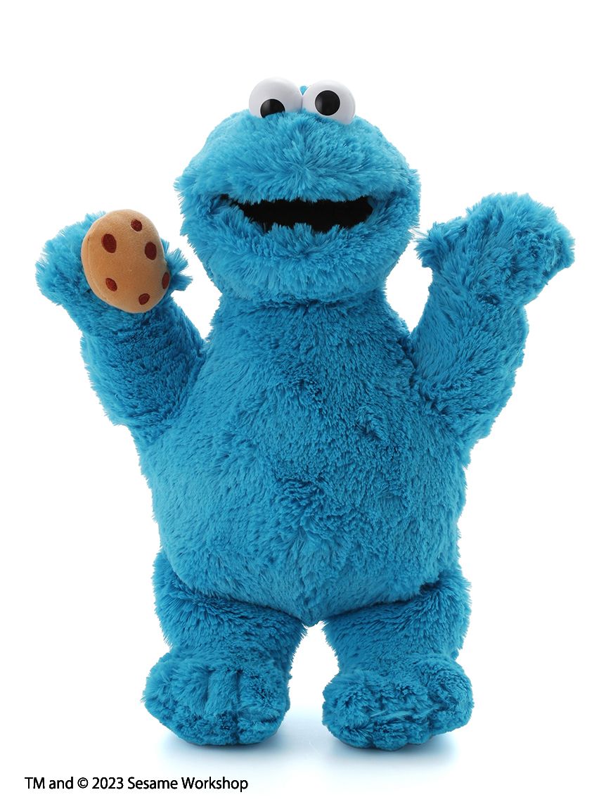 ✅　美品　モンスター　ぬいぐるみ　とてもレア ぬいぐるみM クッキーモンスター(ぬいぐるみ)｜SESAME STREET MARKET