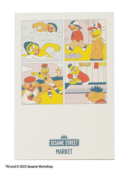 駅スタンプAセット ポストカードケース入り 駅スタンプAセット ポストカードケース入り 文具｜SESAME STREET
