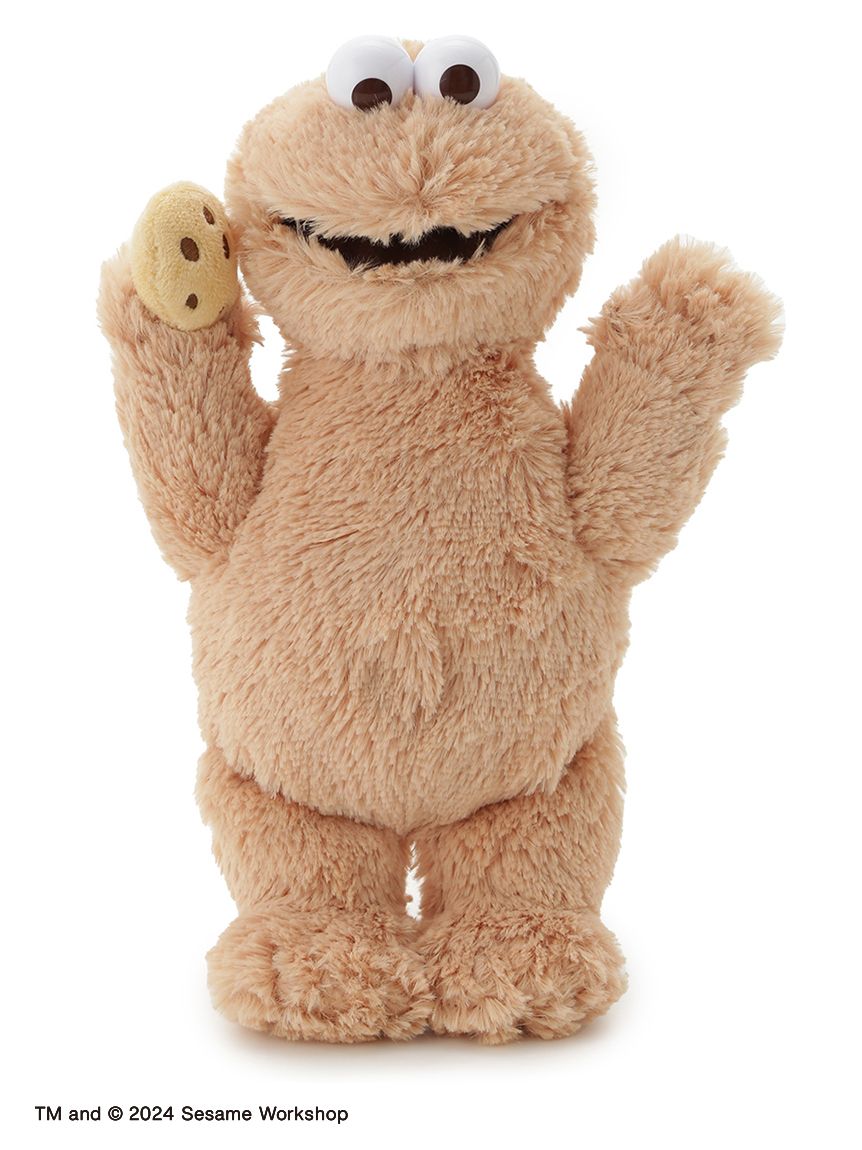 クッキーモンスター&エルモ ぬいぐるみ ベージュ ミント 限定 セサミ