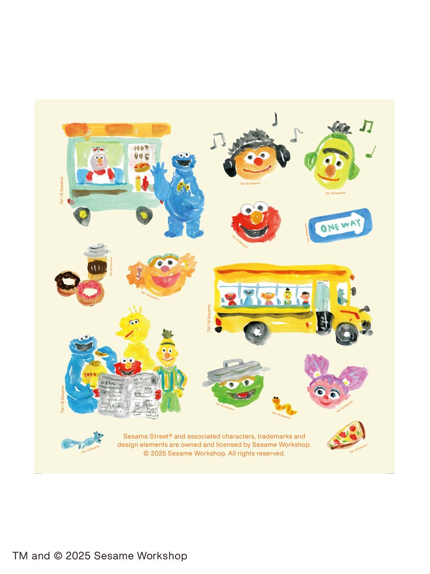 ヒラノトシユキ】オリジナルアートステッカーシート(シール・スタンプ