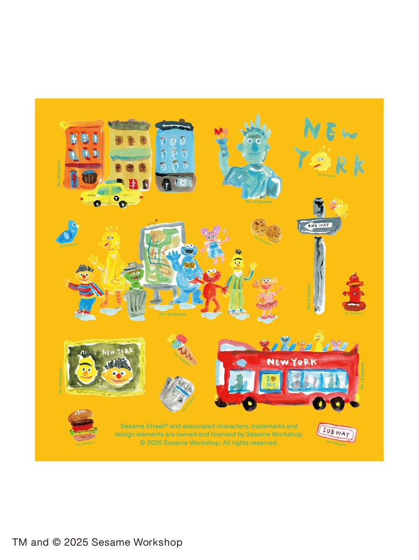 ヒラノトシユキ】オリジナルアートステッカーシート(シール・スタンプ