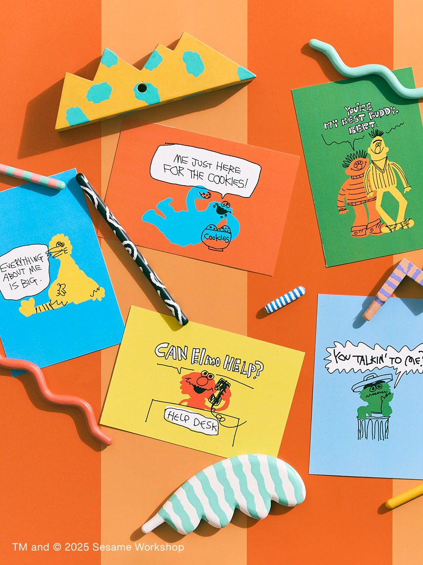 SESAME STREET MARKET×オガワナツミ】オリジナルアート ポスト