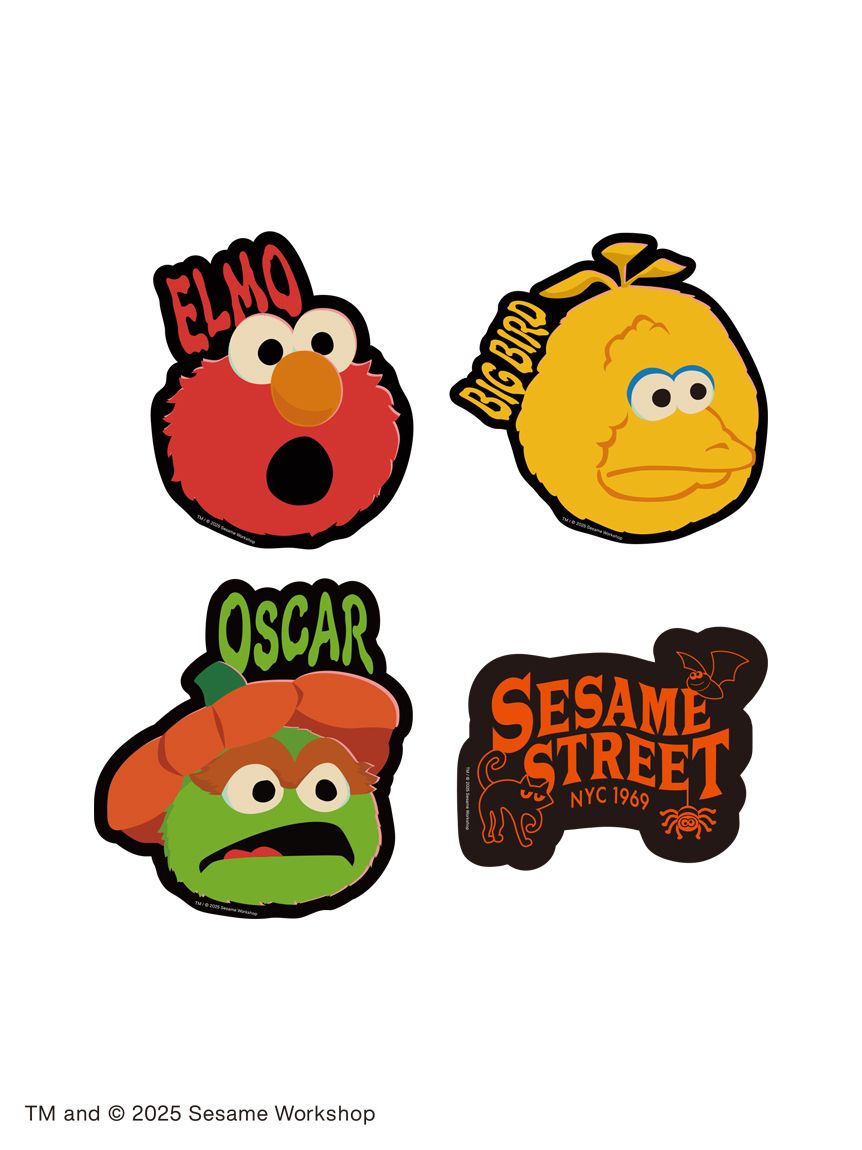 デザインステッカー(BOO! FRIENDS)(シール・スタンプ)｜SESAME STREET