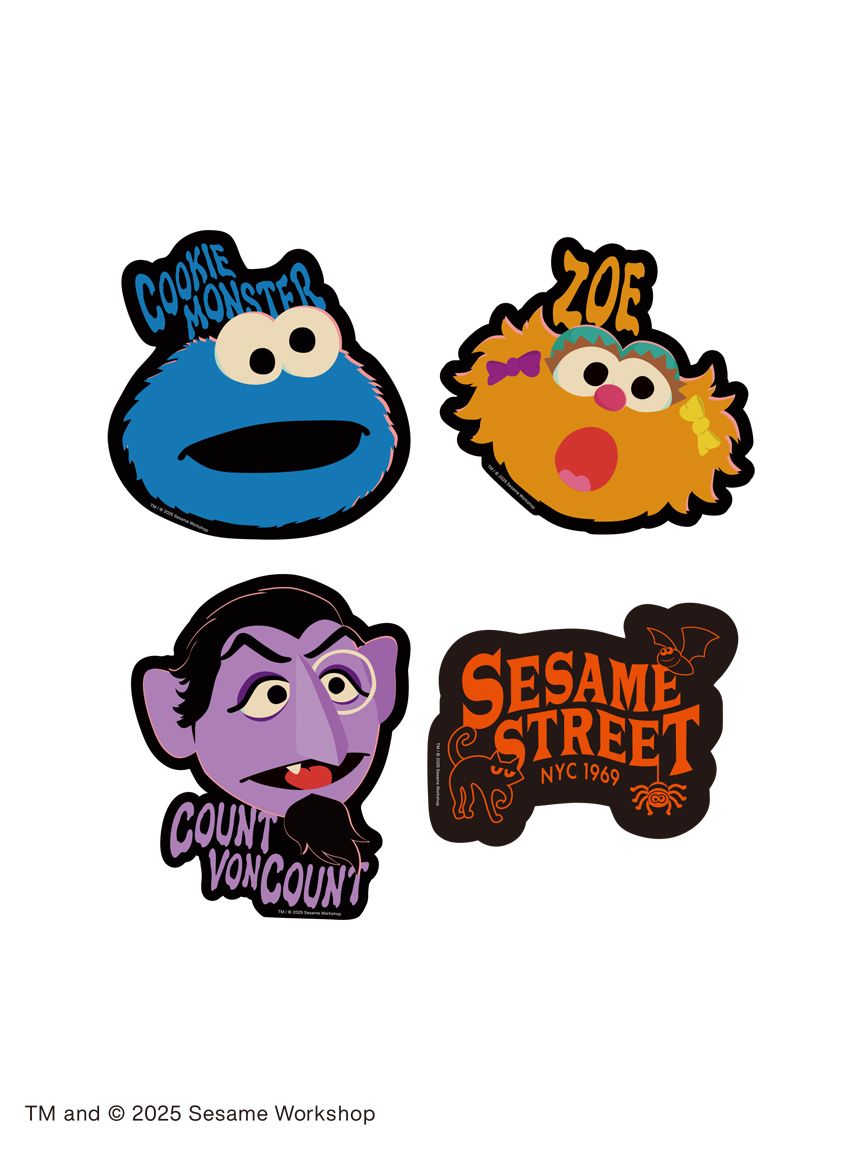 デザインステッカー(BOO! FRIENDS)(シール・スタンプ)｜SESAME STREET