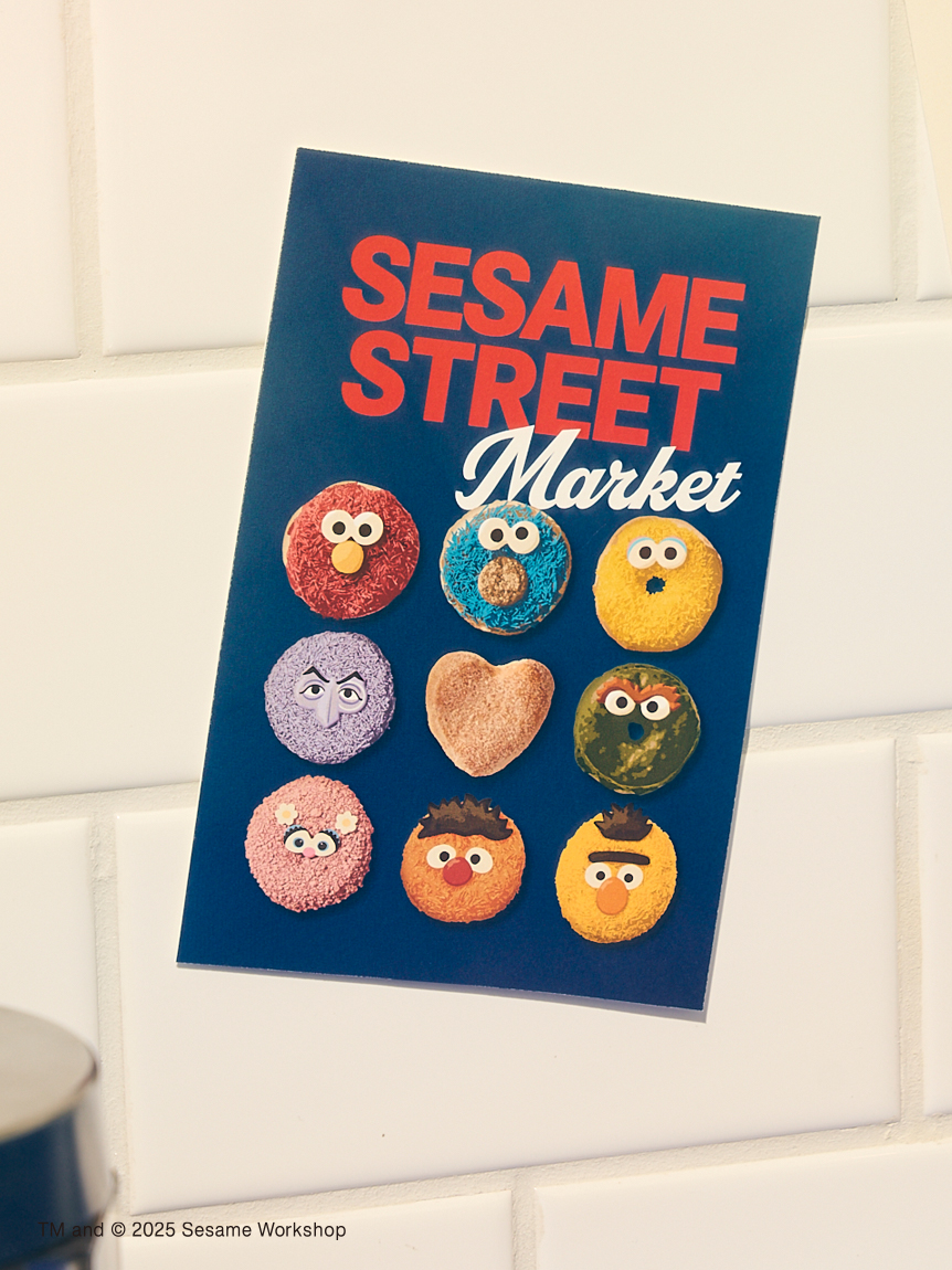 コメ必須★セサミストリート クリスマス 立体 リース型 フィギュア 壁掛け可 SESAME STREET/セサミストリート・ぬいぐるみとPVCフィギュアを