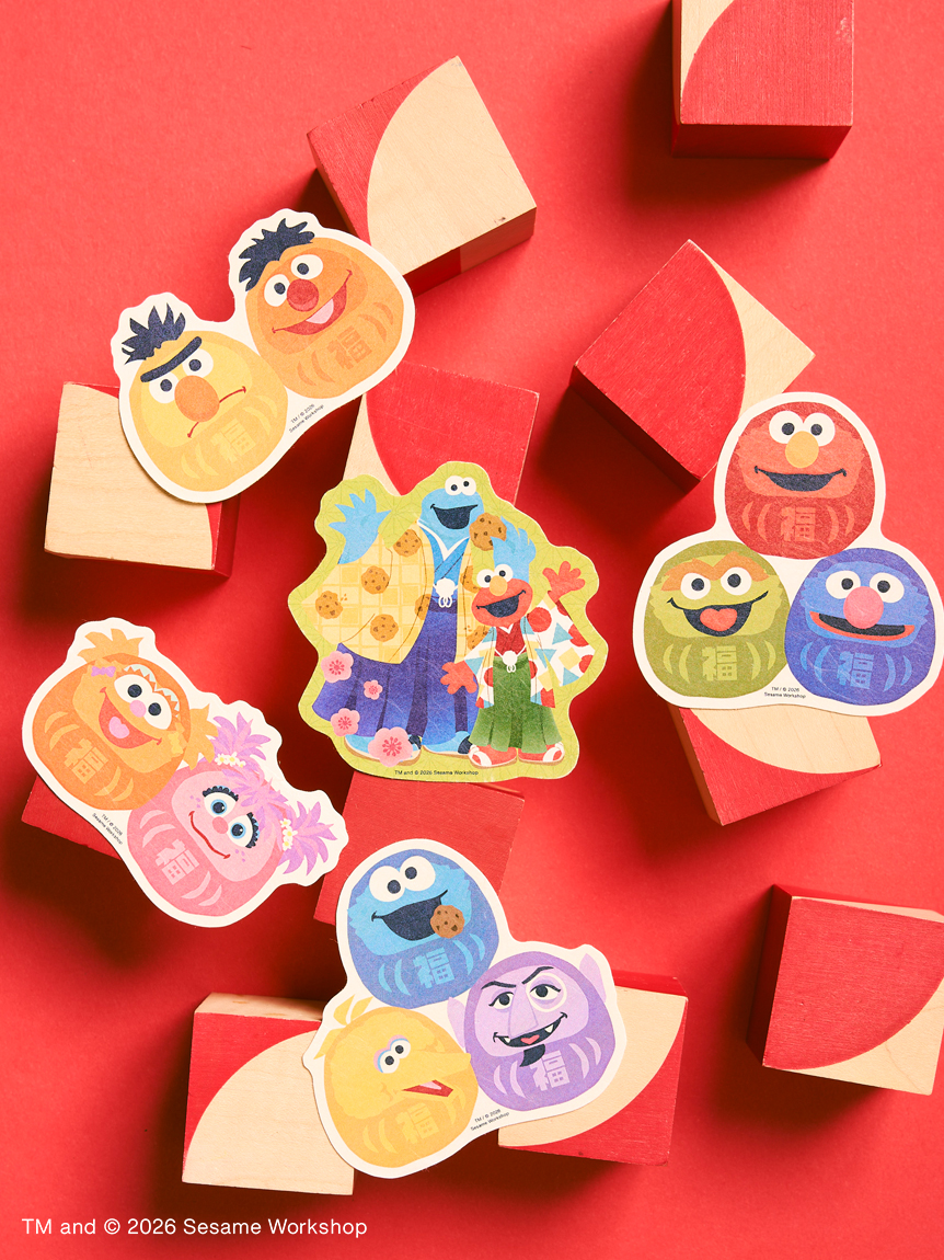 NIPPON】キャラクターズ ステッカー(シール・スタンプ)｜SESAME STREET