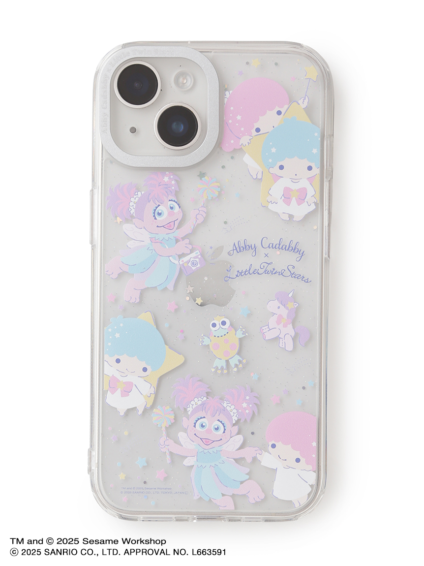 アビー×リトルツインスターズ】スマホクリアケース＆シート（iPhone13