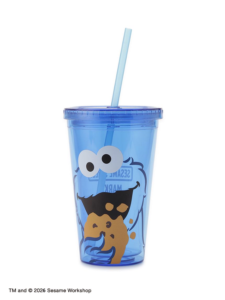 ストロー付クリアタンブラー(食器)｜SESAME STREET MARKET/公式通販サイト