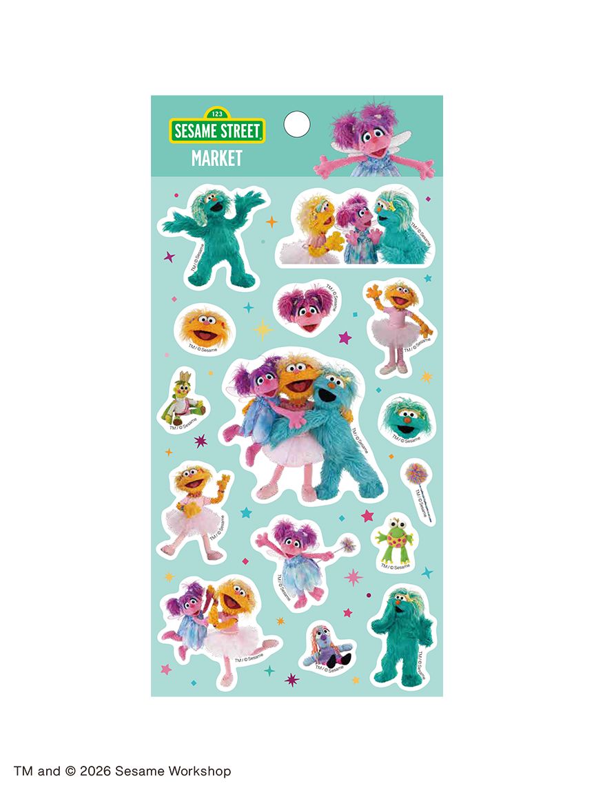 ぷっくりシール(シール・スタンプ)｜SESAME STREET MARKET/公式通販サイト