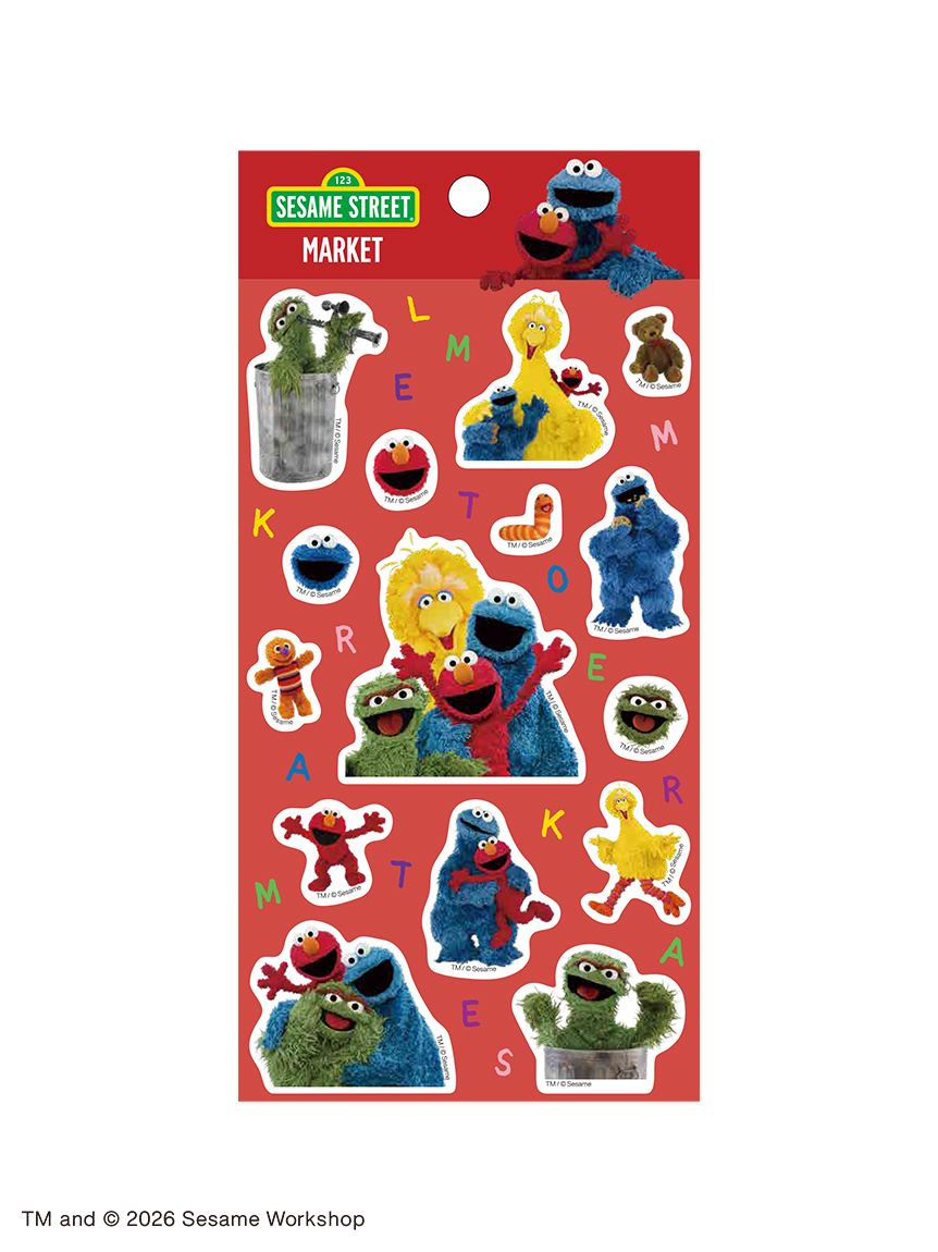 ぷっくりシール(シール・スタンプ)｜SESAME STREET MARKET/公式通販サイト