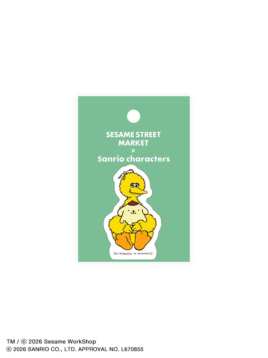 SESAME STREET MARKET×サンリオキャラクターズ】ステッカー(シール