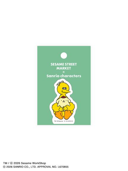 SESAME STREET MARKET×サンリオキャラクターズ】ステッカー(シール