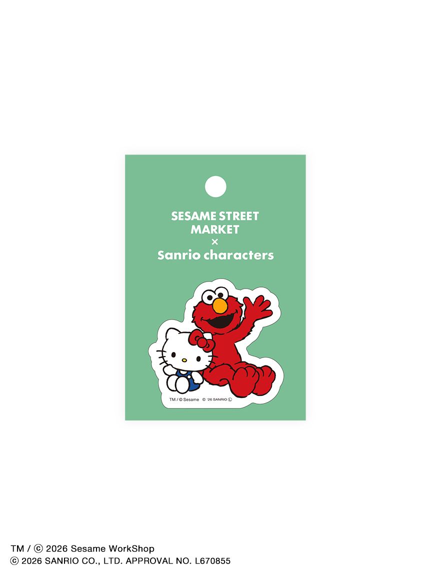 SESAME STREET MARKET×サンリオキャラクターズ】ステッカー(シール