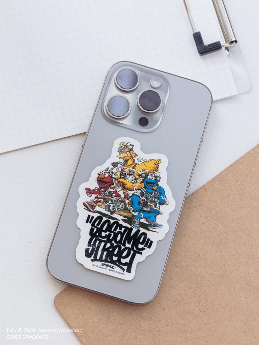 SESAME STREET MARKET×Dragon76】ダイカットステッカー(シール