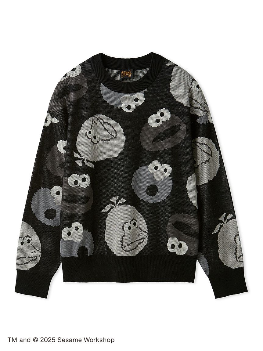 BOO! FRIENDS】フェイスアート ニット(トップス)｜SESAME STREET