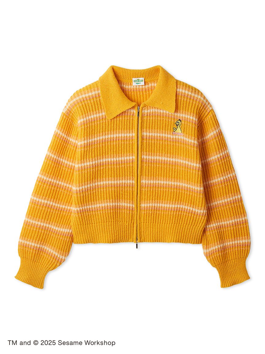 HOLIDAY】ボーダージップニットカーディガン(トップス)｜SESAME STREET