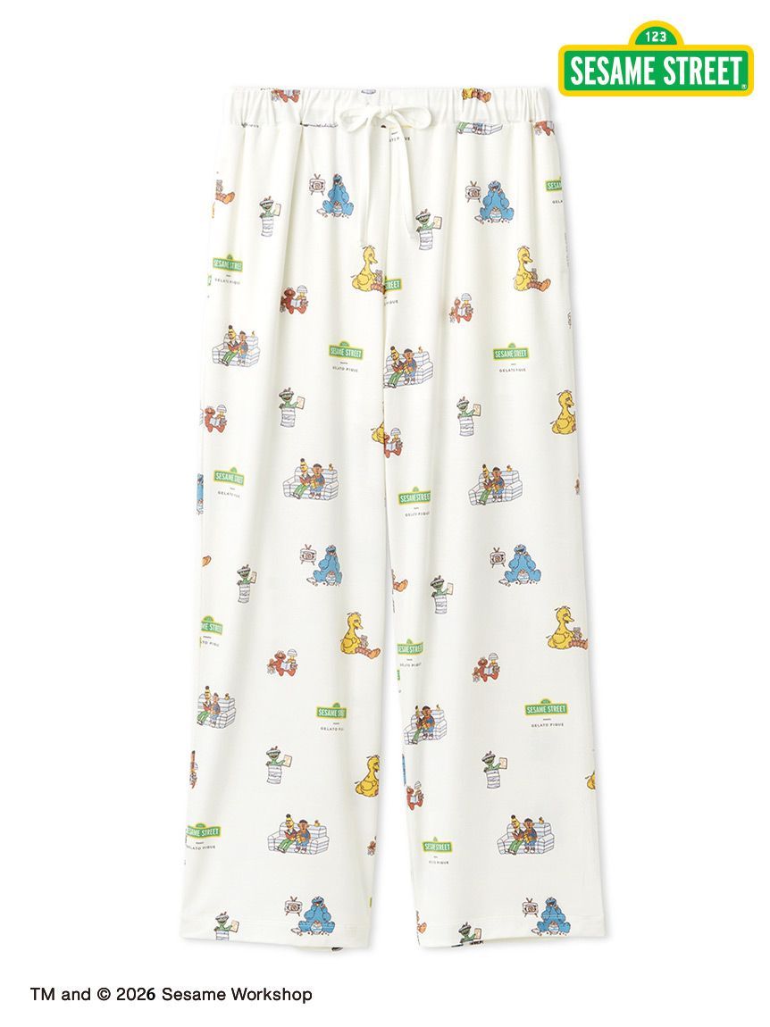 GELATO PIQUE】総柄ロングパンツ(ルームウエア)｜SESAME STREET MARKET