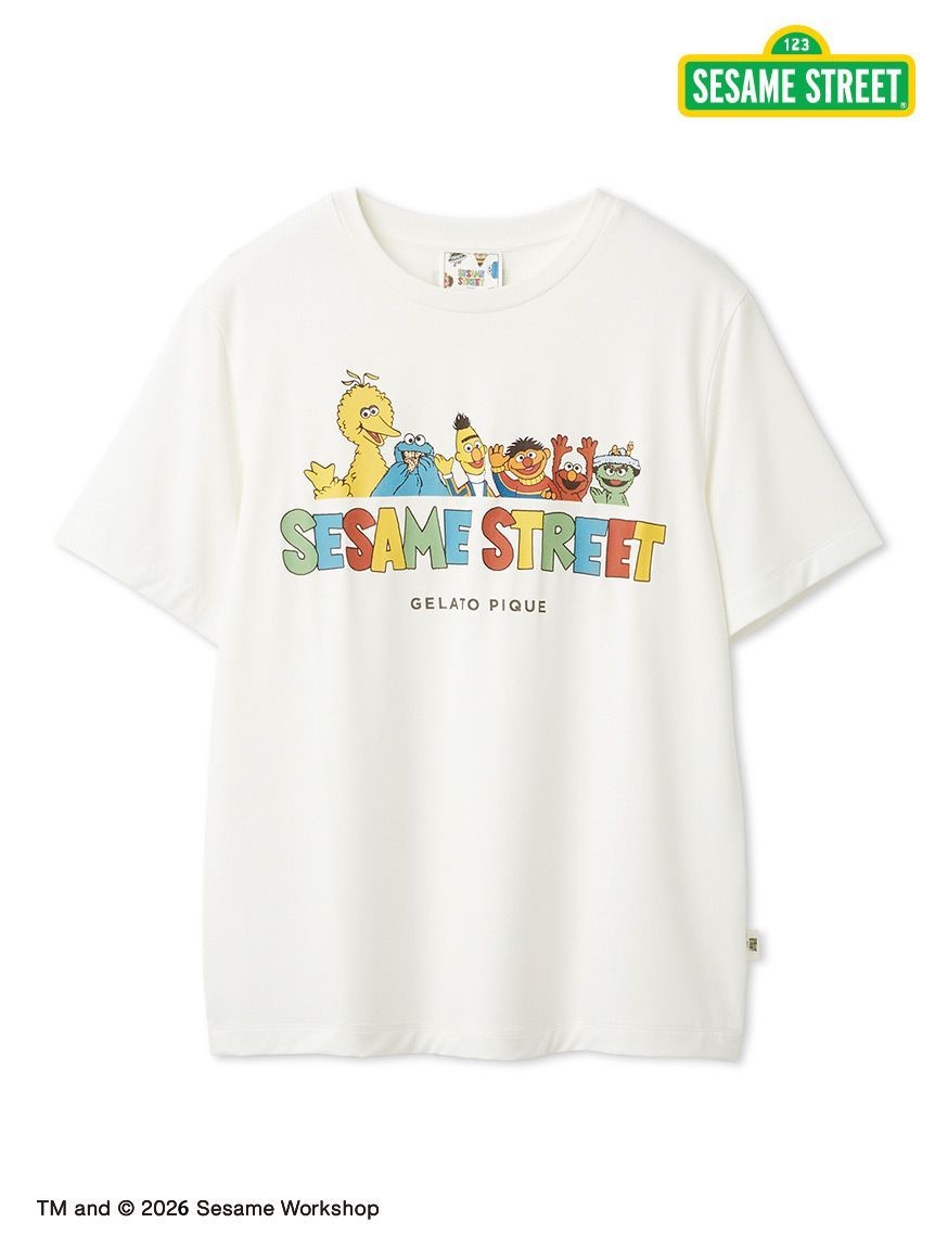 GELATO PIQUE】ワンポイントTシャツ(ルームウエア)｜SESAME STREET