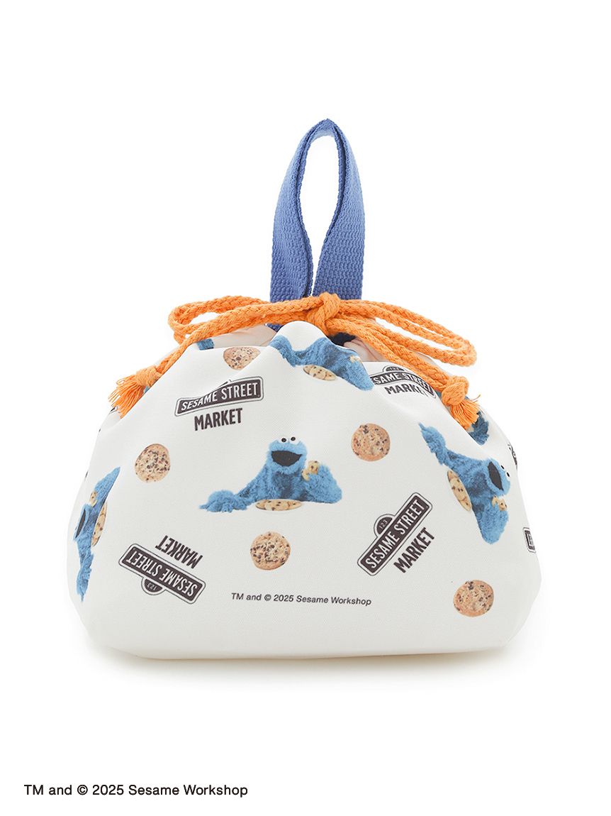 BACK TO SCHOOL】【KIDS】クッキーモンスターデザイン ランチ巾着