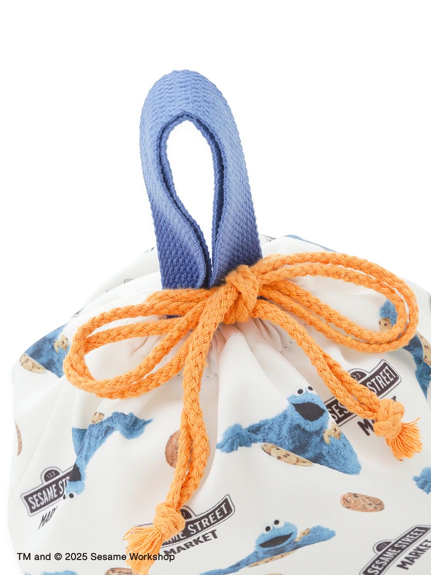 BACK TO SCHOOL】【KIDS】クッキーモンスターデザイン ランチ巾着