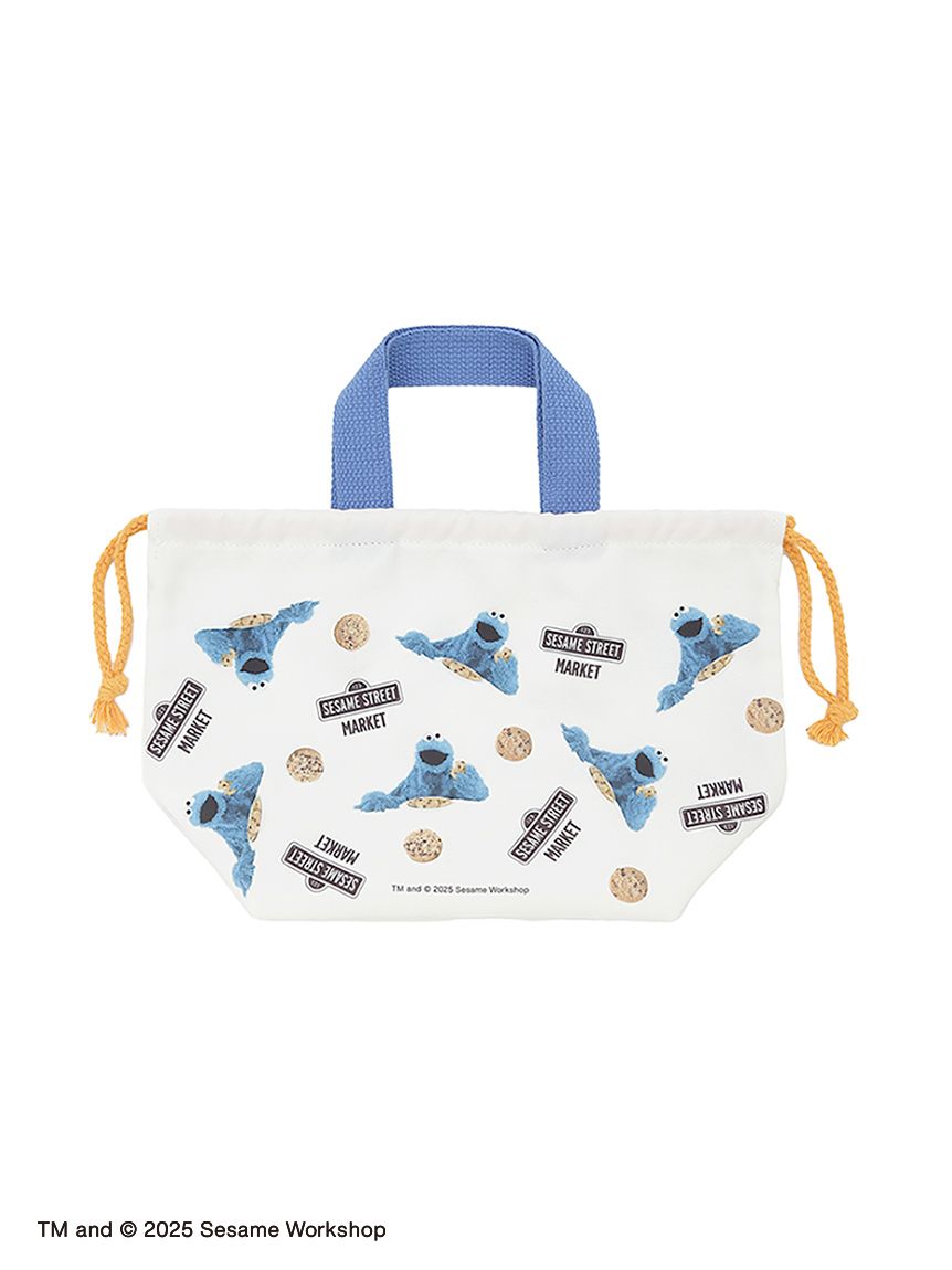 BACK TO SCHOOL】【KIDS】クッキーモンスターデザイン ランチ巾着