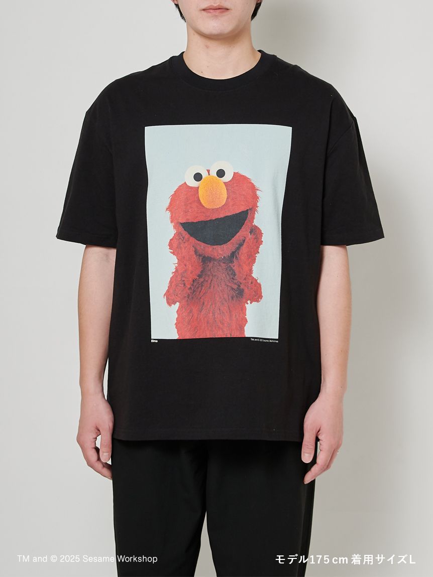 セサミストリート モノトーンTシャツパペット ELMO セサミストリート モノトーンTシャツパペット ELMO