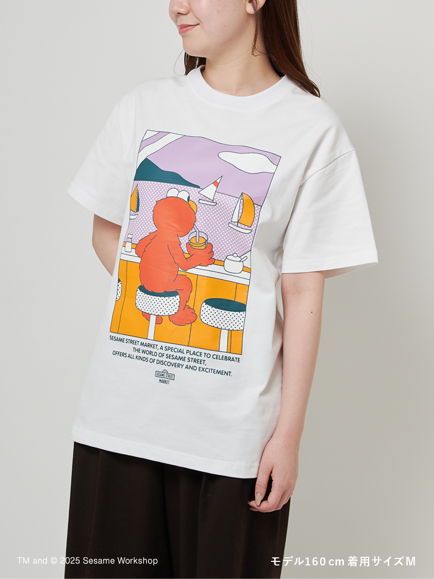 UNISEX】エルモ アートTシャツ（SIP）(トップス)｜SESAME STREET