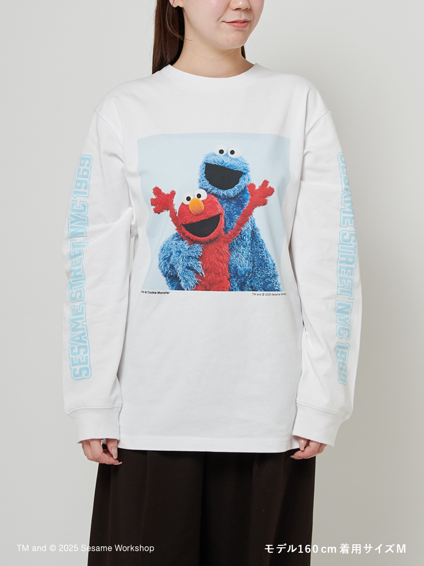 UNISEX】グラフィックロングTシャツ(トップス)｜SESAME STREET