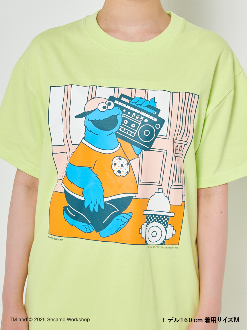 UNISEX】クッキーモンスター アートTシャツ（RADIO）(トップス