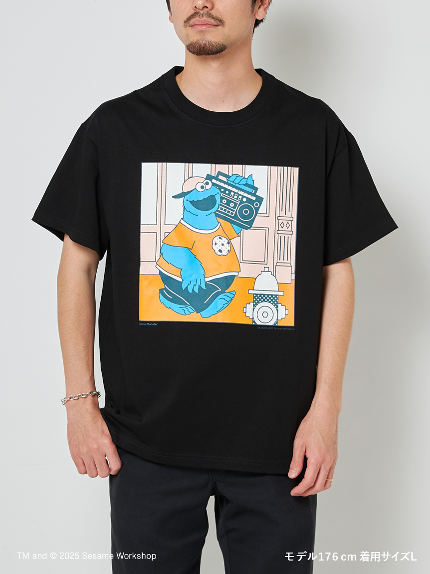 UNISEX】クッキーモンスター アートTシャツ（RADIO）(トップス